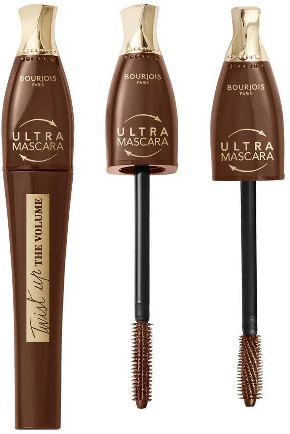 Bourjois Twist Up The Volume Blakstienų tušas 002-Brown, 8 ml