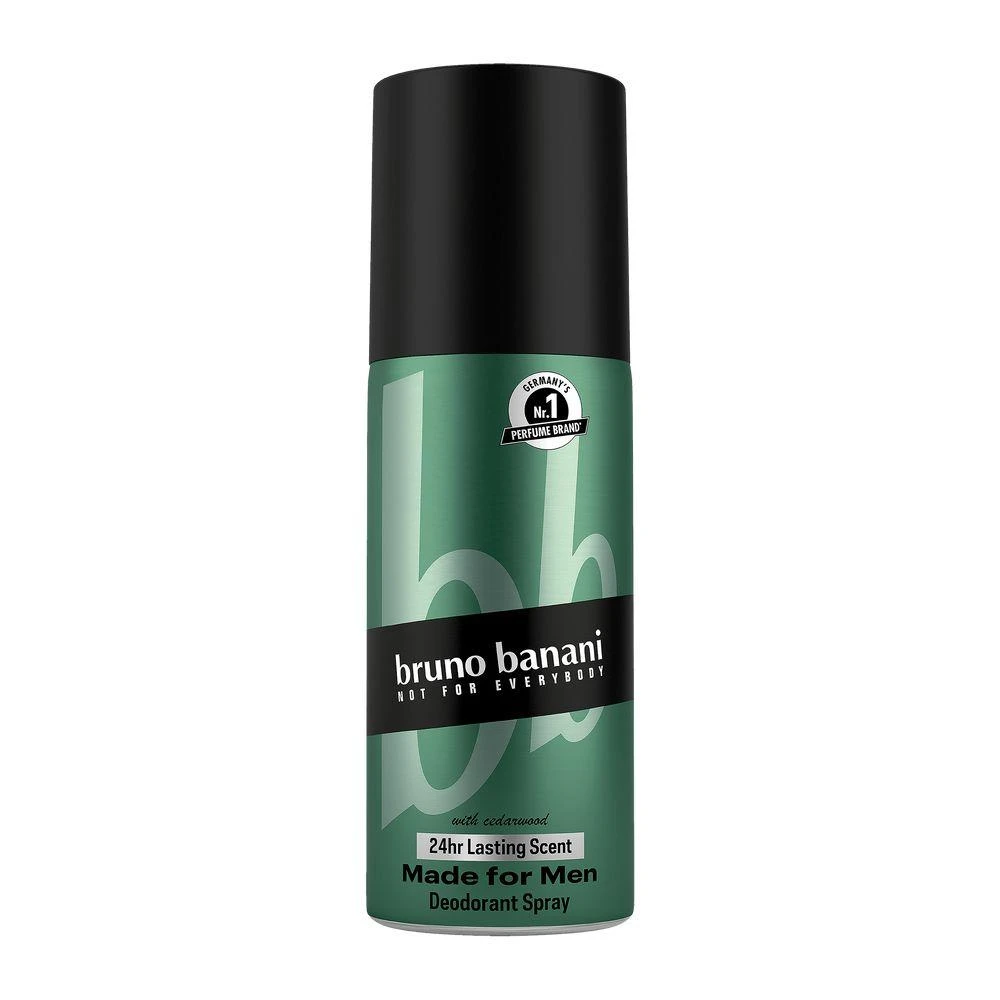 Bruno Banani Made For Men With Cedarwood Dezodorantas vyrams, 150 ml