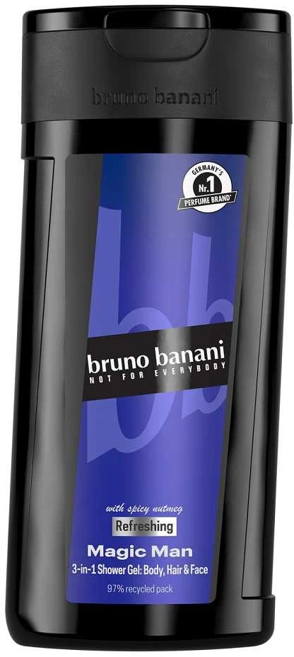 Bruno Banani Magic Man With Spicy Nutmeg Dušo želė vyrams, 250 ml
