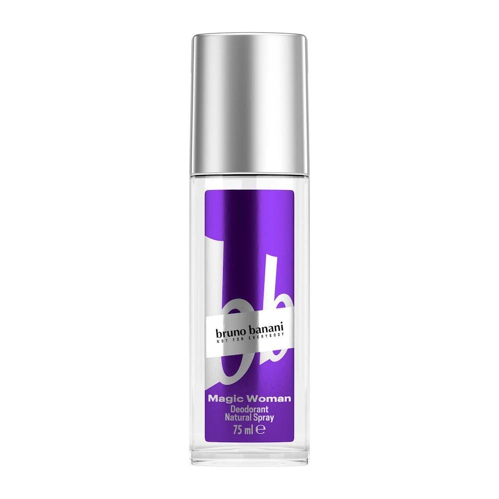 Bruno Banani Magic Woman dezodorantas stikliniame flakone