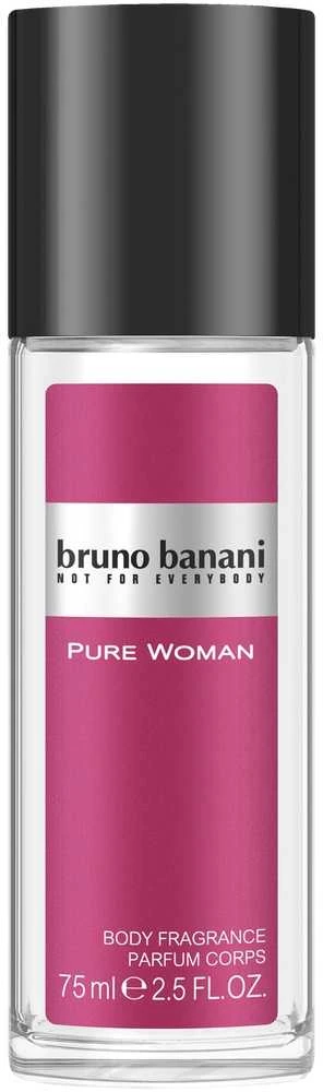 Bruno Banani Pure Woman kūno purškiklis 75 ml buteliukas