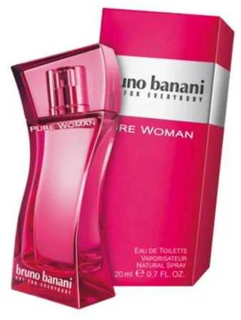 Bruno Banani Pure Woman EDT tualetinis vanduo moterims, 20 ml