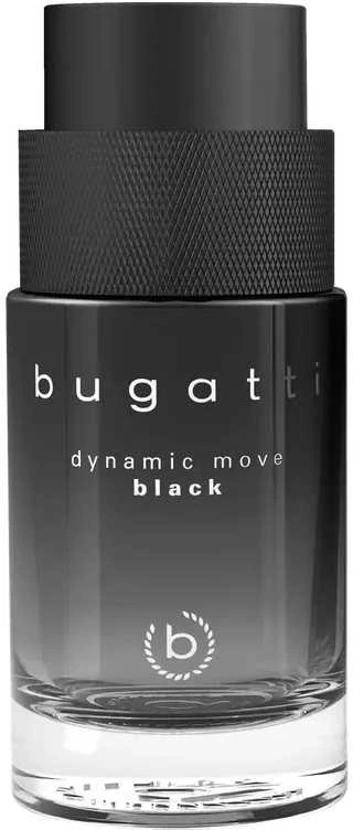 BUGATTI DYNAMIC MOVE Juodas tualetinis vanduo, 100 ml