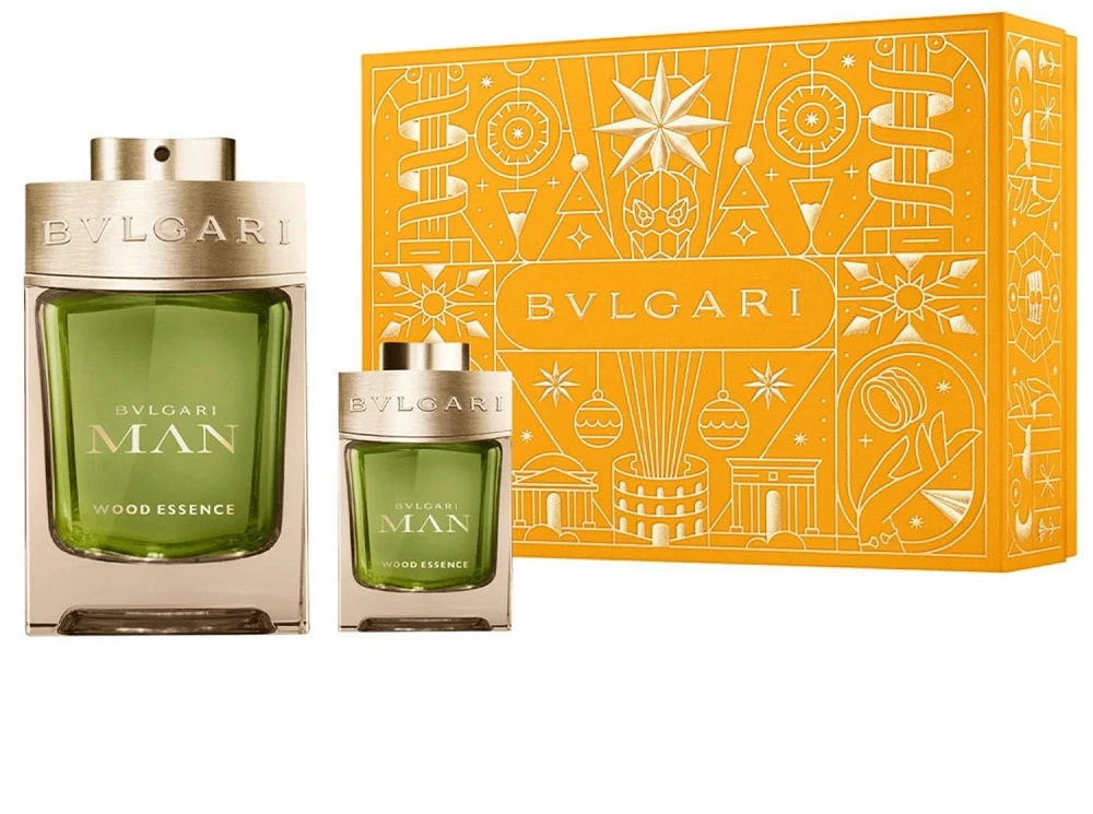 Juice Fragrance Xmas 2024 rinkinys Bvlgari: Wood Essence, EDP, Vyrams, 100 ml + Wood Essence, EDP, Vyrams, 15 ml