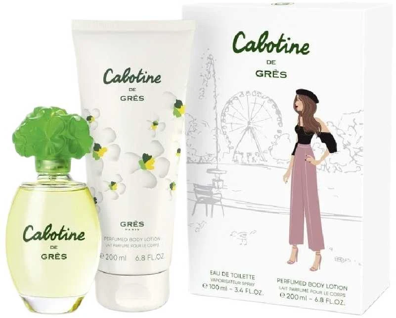 Parfums Gres Gres Cabotine Eau De Toilette Purškiklis, 100 ml Set 2 Pieces