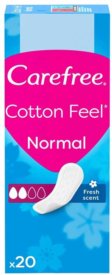 Carefree Cotton Fresh kelnaičių įklotai 1 pak. - 20 vnt