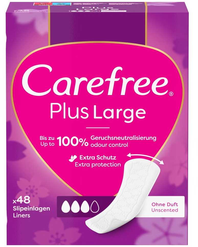 Carefree Plus Large Light Scent higieniniai įklotai 48 vnt.