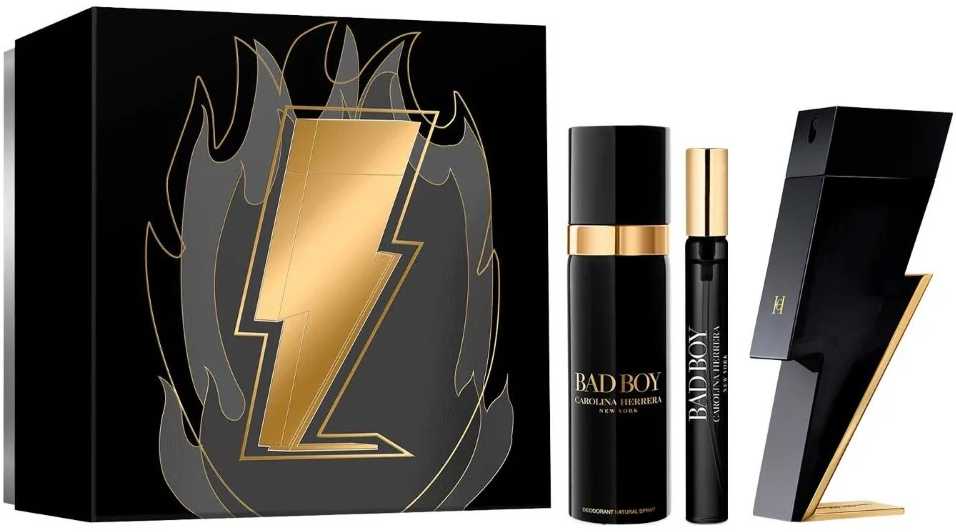 Carolina Herrera Bad Boy Lot 3dalių rinkinys