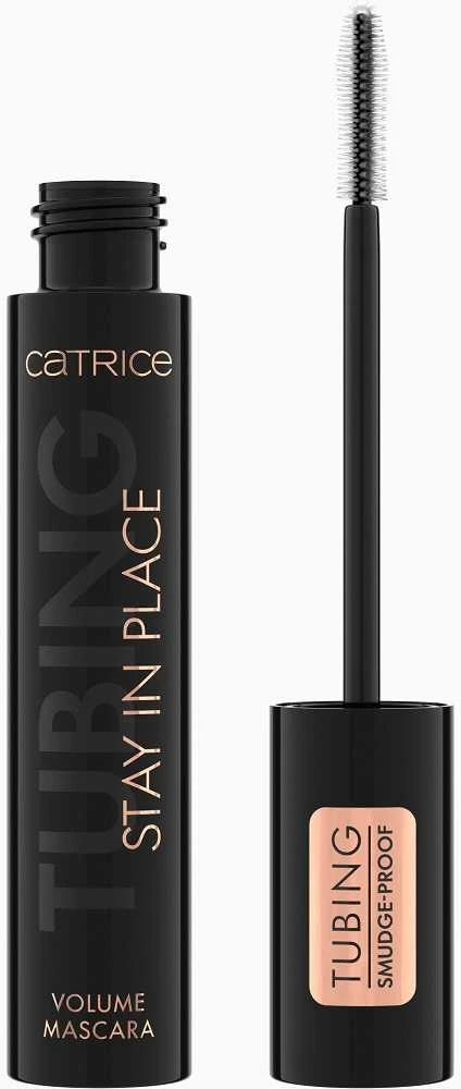 Catrice Tubing Stay In Place Volume Blakstienų tušas 010 Panda-Proof Juodas, 11 ml