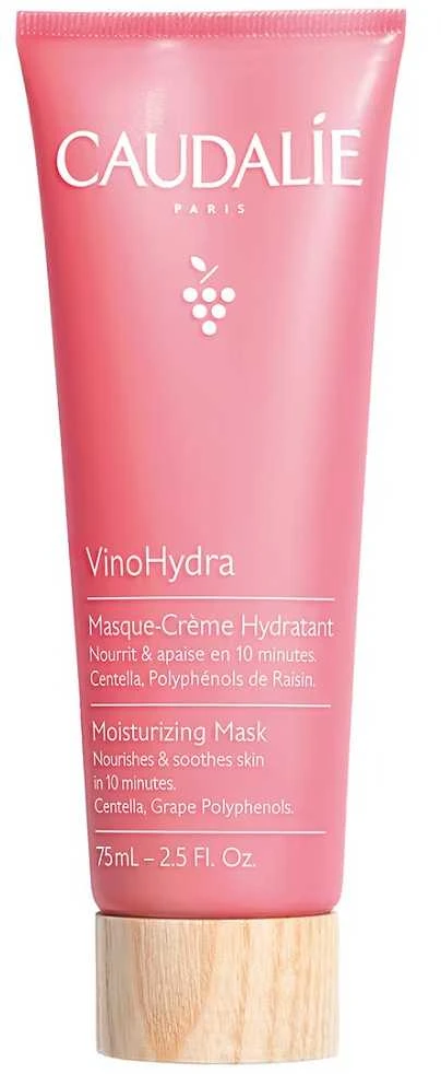 Caudalie VinoHydra Moisturizing Mask-Kreminis drėkinanti kreminė veido kaukė, 75 ml