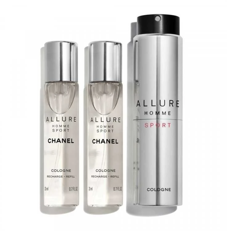 Chanel Allure Homme Sport rinkinys vyrams, 60 ml
