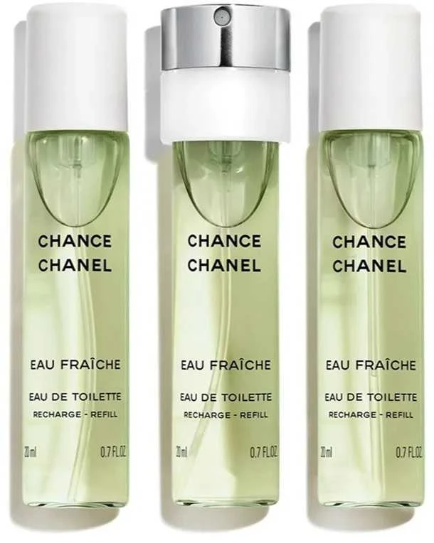 Chanel Chance Eau Fraiche rinkinys moterims, EDT 3 x 20 ml