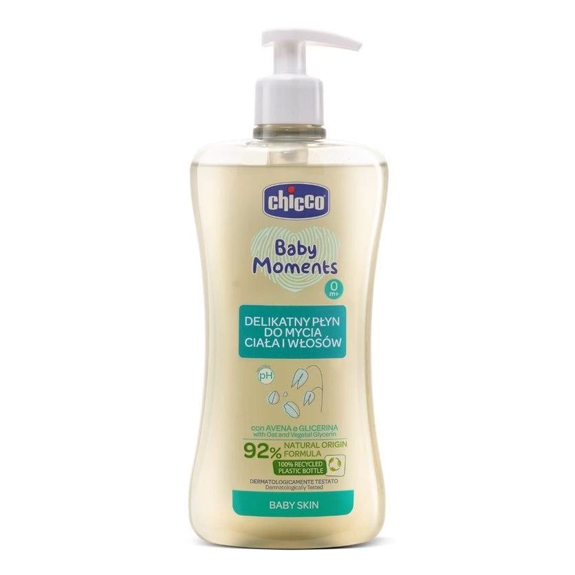 Chicco CHICCO-10594-BM Švelnus losjonas KŪNAI IR PLAUKAMS