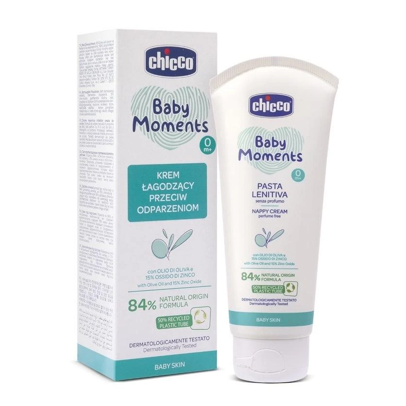 CHICCO Sauskelnių keitimo kremas BABY MOMENTS, 100 ml