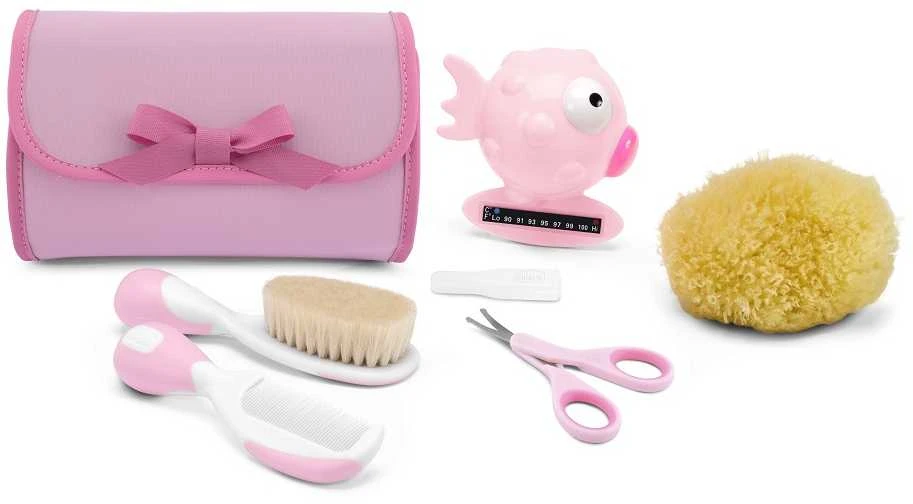 Chicco Rinkinys akcesoriów do higieny i kąpieli rožinė 0m+