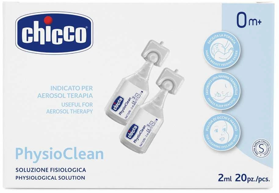 Chicco PhysioClean fiziologinis tirpalas ampulėse