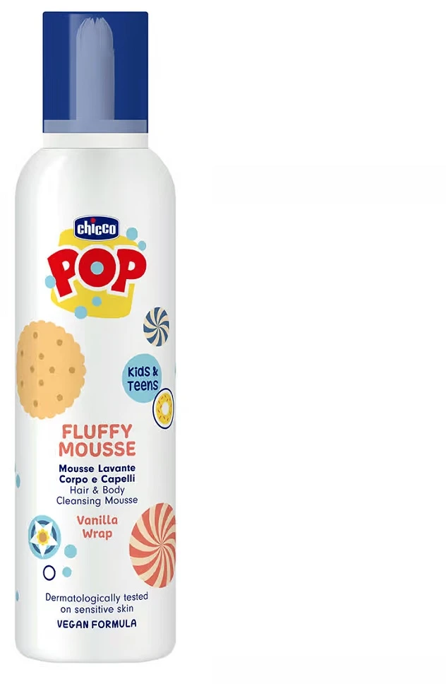 Dermacol Chicco Pop kūno ir plaukų valymo putos, 200 ml
