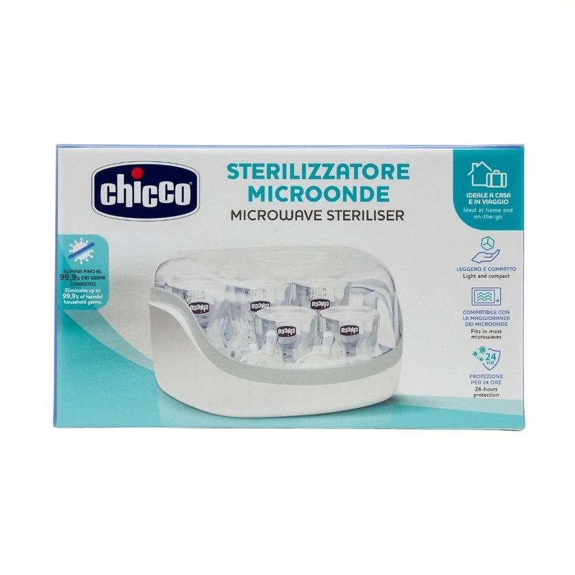 Chicco mikrobangų sterilizatorius pakuotė