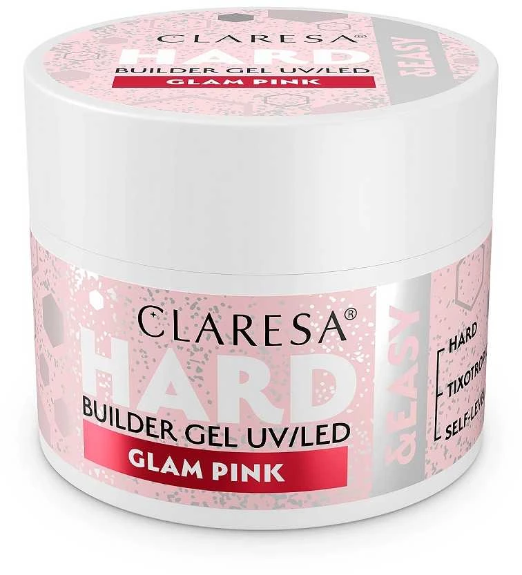 Activeshop Claresa Hard&Easy statybinis gelis Glam Rožinė 12g