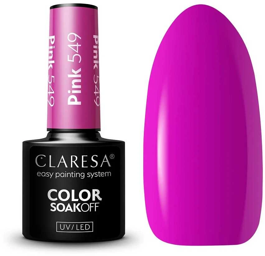 Activeshop Claresa Soak Off UV/LED Rožinė 549, 5 g
