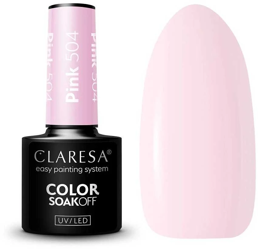 Activeshop Claresa Soak Off UV/LED Rožinė 504, 5 g