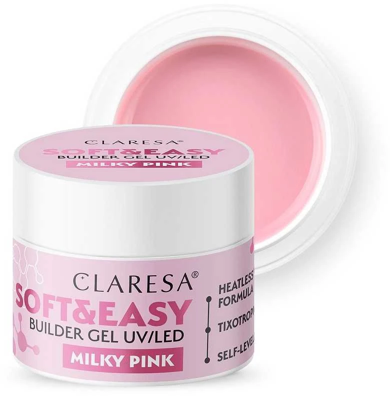 Activeshop Claresa gelis Soft&Easy gelis pieniškas rožinis 45g