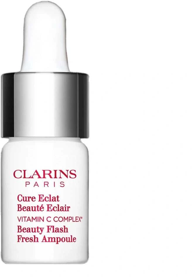 Clarins Beauty Flash Fresh Ampoule skaistinantis serumas veidui su vitaminu C, 8 ml
