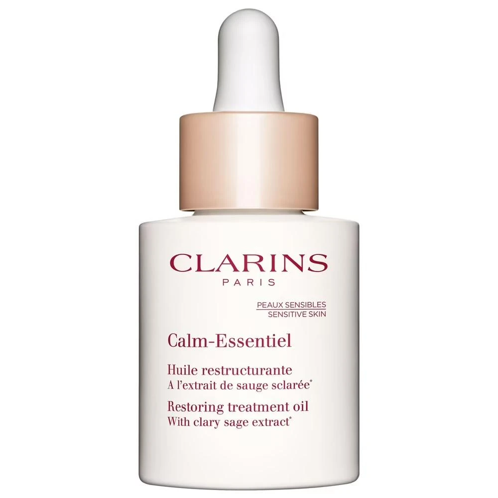 Clarins Calm-Essentiel Restoring Treatment Oil veido aliejus moterims, 30 ml