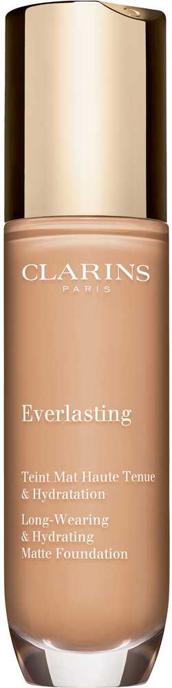 Clarins Everlasting Matte Foundation makiažo pagrindas, atspalvis: 110N - Honey, 30 ml