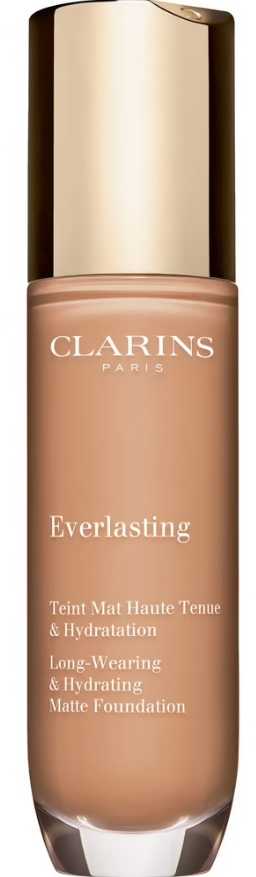 Clarins Everlasting Matte Foundation makiažo pagrindas, atspalvis: 112C - Amber, 30 ml