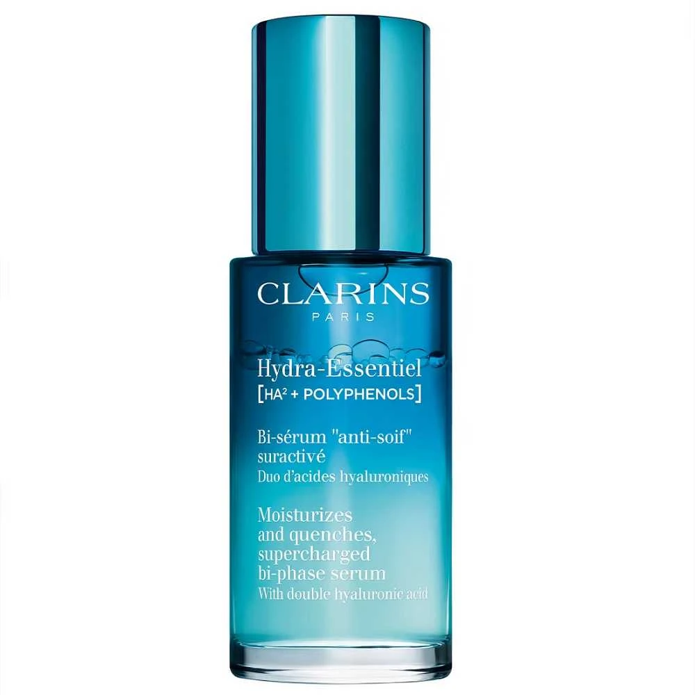 Clarins Hydra-Essentiel Bi-Phase Serum drėkinamasis veido serumas, 30 ml