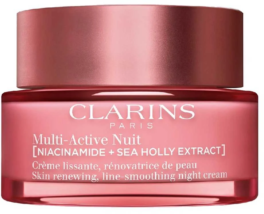 Clarins Multi-Active Nuit Night Kreminis naktinis veido kremas sausai odai, 50 ml