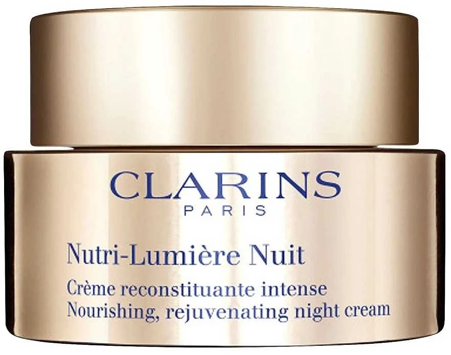 Clarins Nutri-Lumiére Night Skin Kreminis moterims, 50 ml