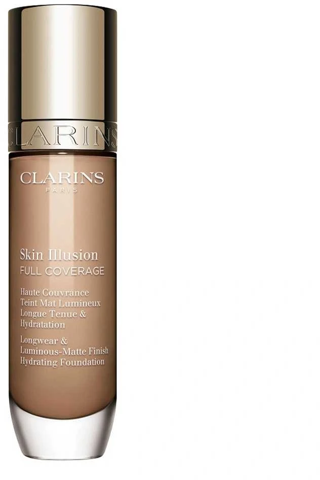 Clarins „Skin Illusion“ ilgai išliekantis skystas makiažo pagrindas 109C, 30 ml