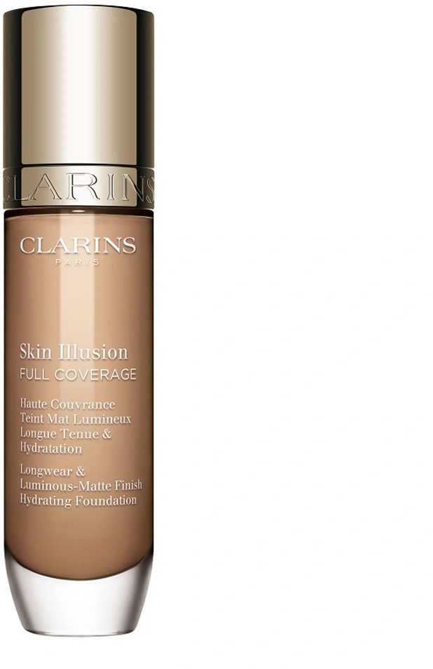 Clarins „Skin Illusion“ atsparus vandeniui skystas makiažo pagrindas su matiniu efektu 107C, 28 ml
