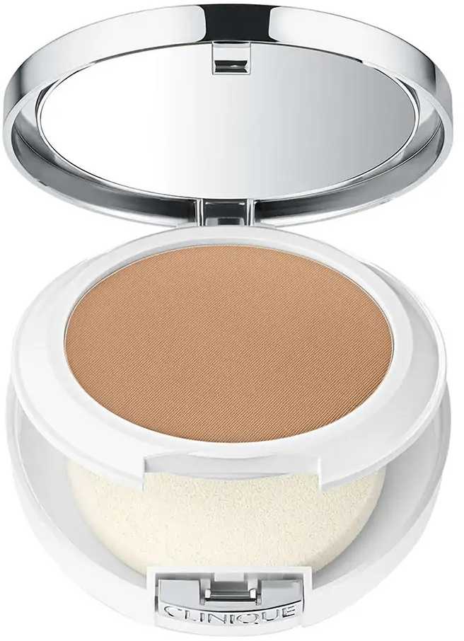 Clinique Beyond Perfecting Powder Foundation + Maskuoklis makiažas