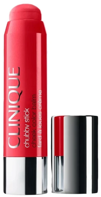„Clinique Chubby Stick“ spalvotas skruostų balzamas „Ramp’d Up Rouge“, 6 g.