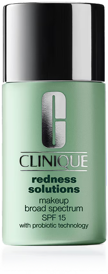 Clinique Redness Solutions Makeup SPF 15 - Raudonį maskuojantis makiažo pagrindas su SPF15, 30 ml | spalva: 06 Calming Vanilla aprašymas - Prekės nuotrauka