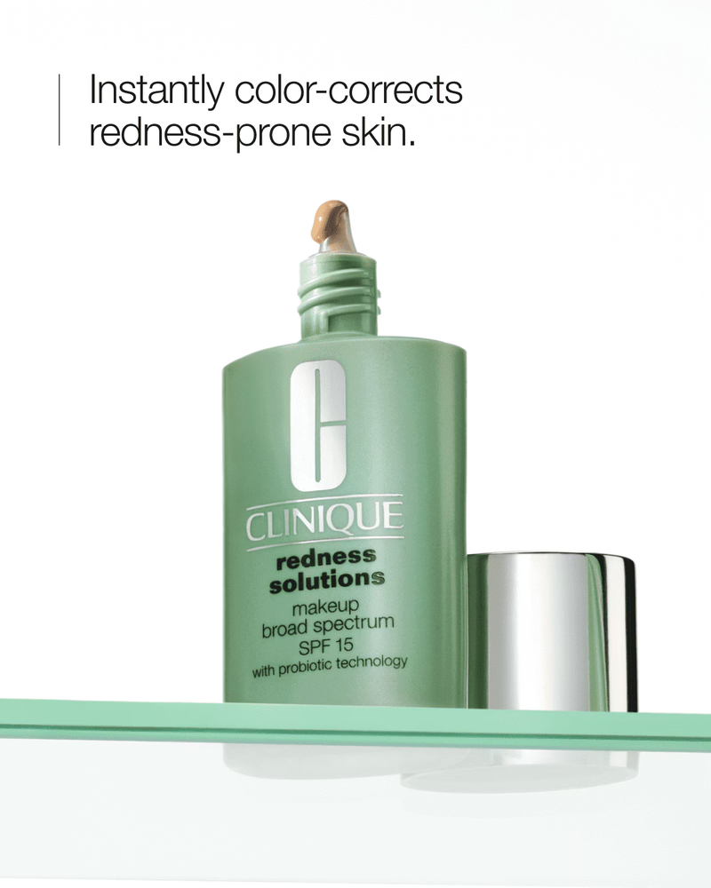 Clinique Redness Solutions Makeup SPF 15 - Raudonį maskuojantis makiažo pagrindas su SPF15, 30 ml | spalva: 01 Calming Alabaster