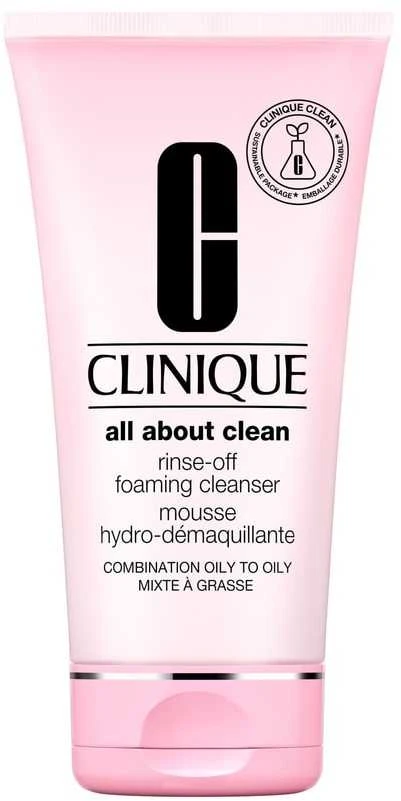 Clinique Rinse Off Foaming Valiklis veido prausiklis, 150 ml