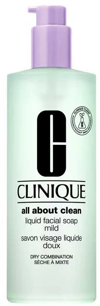 Clinique Liquid Facial Soap Mild skystas muilas veidui (sausai / mišriai odai), 400 ml