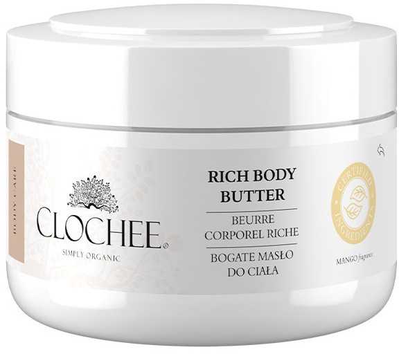 Clochee Mango Fragrance Rich Body Butter Sviestmedžių aliejumi & Jojoba Oil 250ml