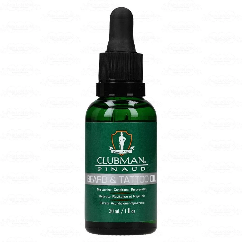 Clubman CLUBMAN PINAUD_Beard & Tattoo Oil barzdos ir tatuiruočių priežiūrai 30ml