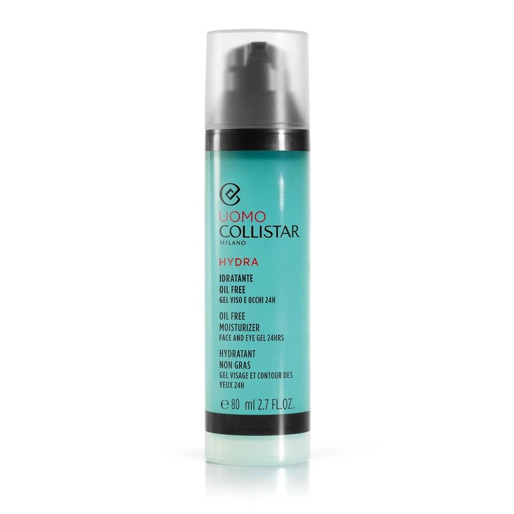 „Collistar Uomo“ drėkinamasis kremas veidui ir akims, 80 ml