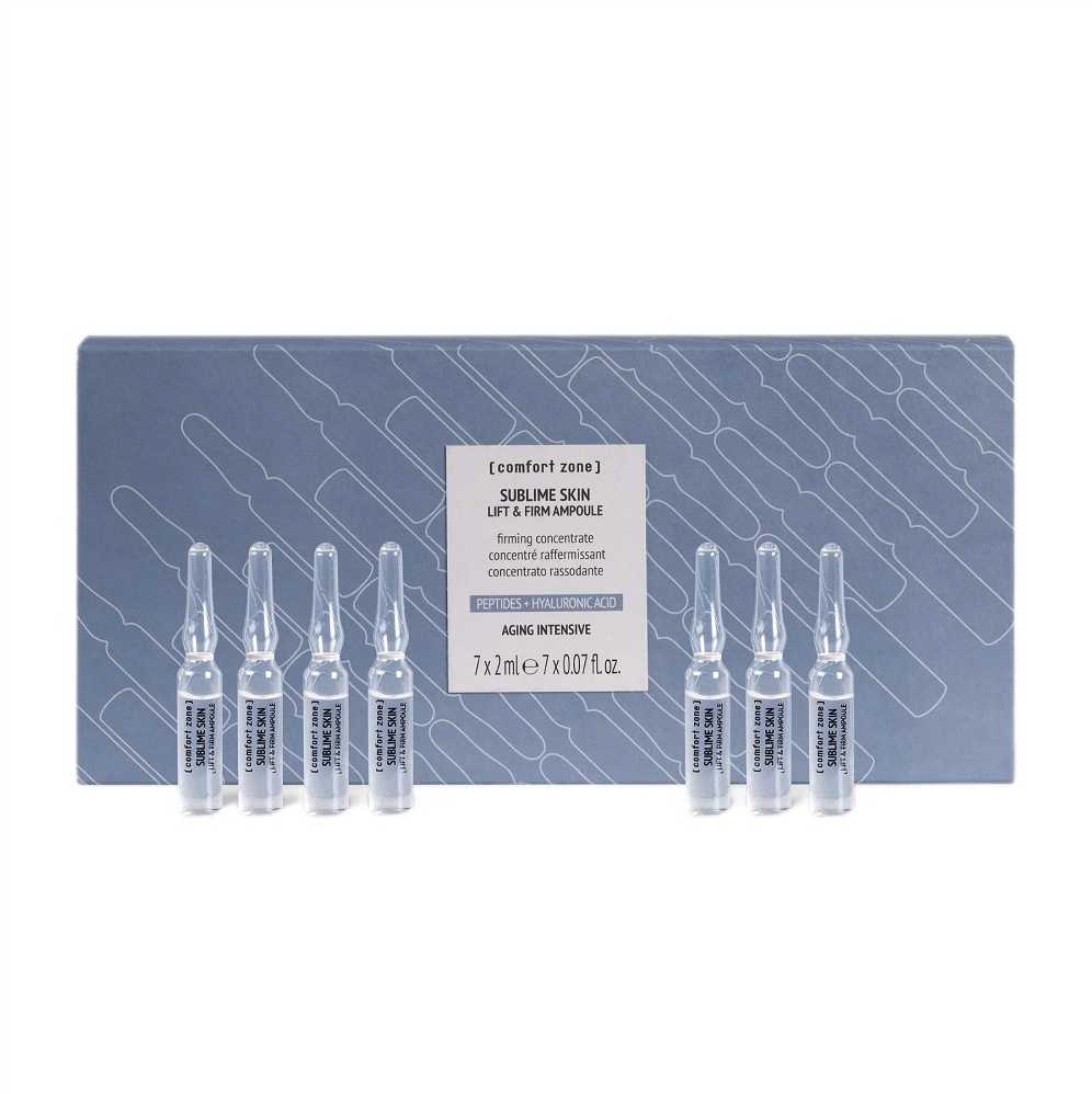 Comfort Zone Sublime Skin Lift & Firm Ampoule Set veido ampulių rinkinys nuo raukšlių, 7 x 2 ml