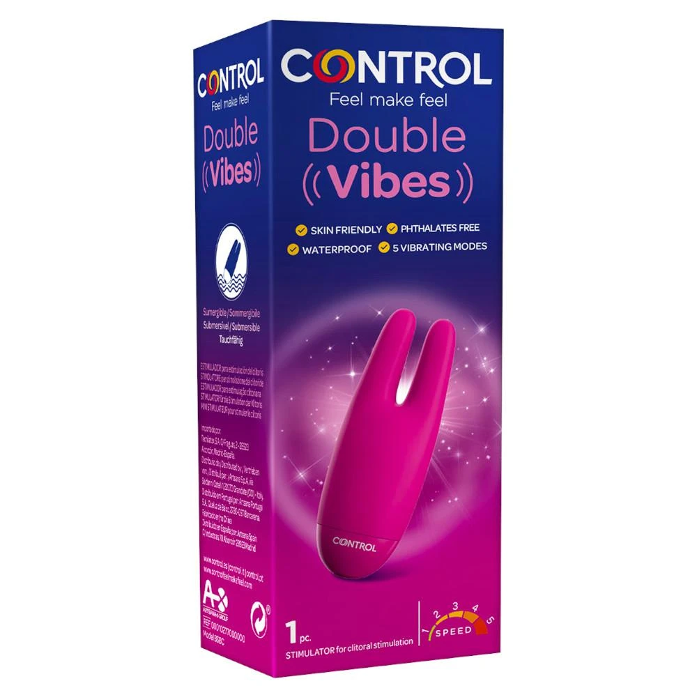 Control stimuliatorius Double Vibes 1vnt