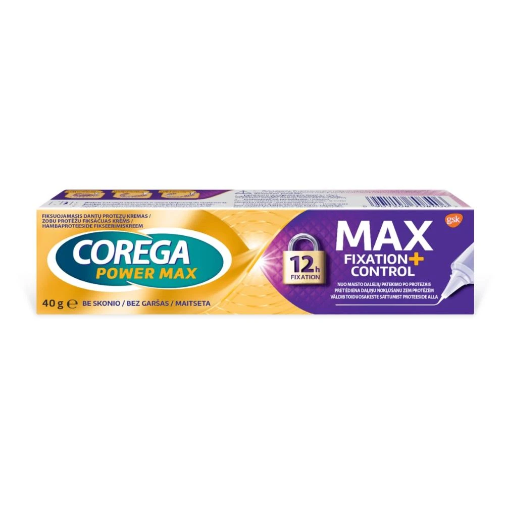 Corega Cover, fiksuojantis kremas protezams 40g (5901208708406)
