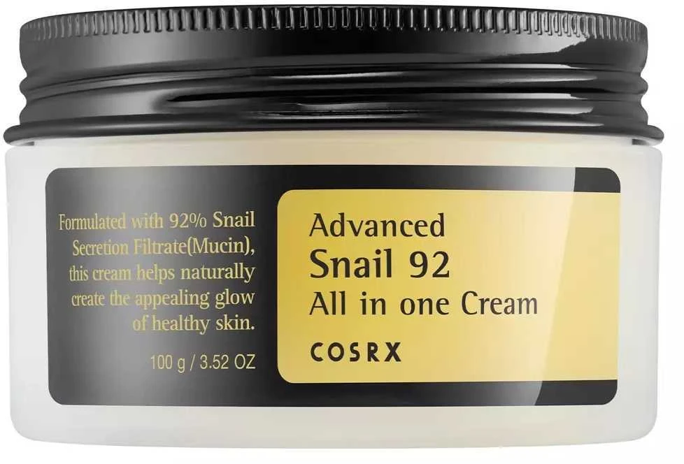 Cosrx Advanced Snail 92 All In One Veido kremas su sraigių mucinu, 100 g aprašymas - Prekės nuotrauka