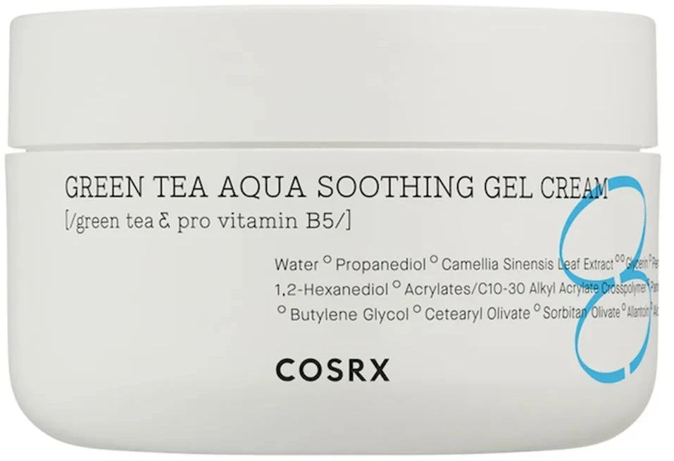 COSRX Hydrium Žalias Tea Aqua Soothing Gel Kremas raminantis veido gelis-kremas, 50 ml
