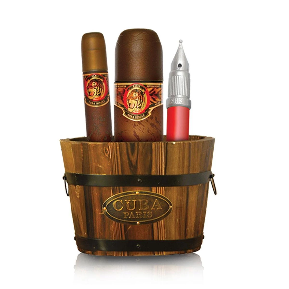 Cuba Jungle Tiger EDP rinkinys moterims (EDP 100 ml + EDP 35 ml + EDP 15 ml)